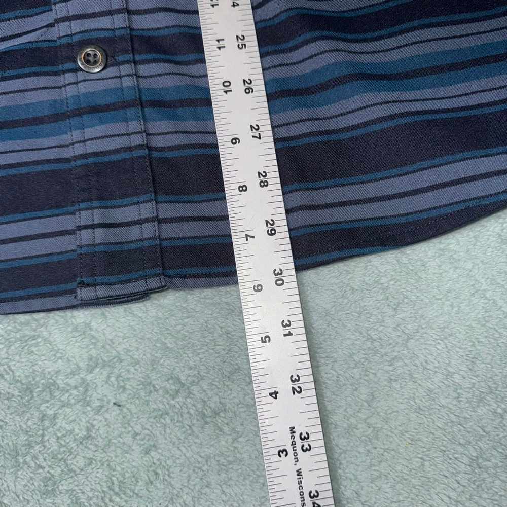 Men's Duluth Untucked Alaskan Hardgear Button-down Standard fit Medium Striped - Picture 8 of 12
